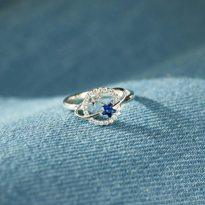 Anel Estrela Brilhante Para Filha