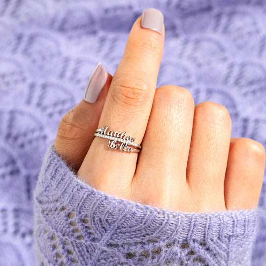 ANEL PERSONALIZADO COM NOMES - loja dália