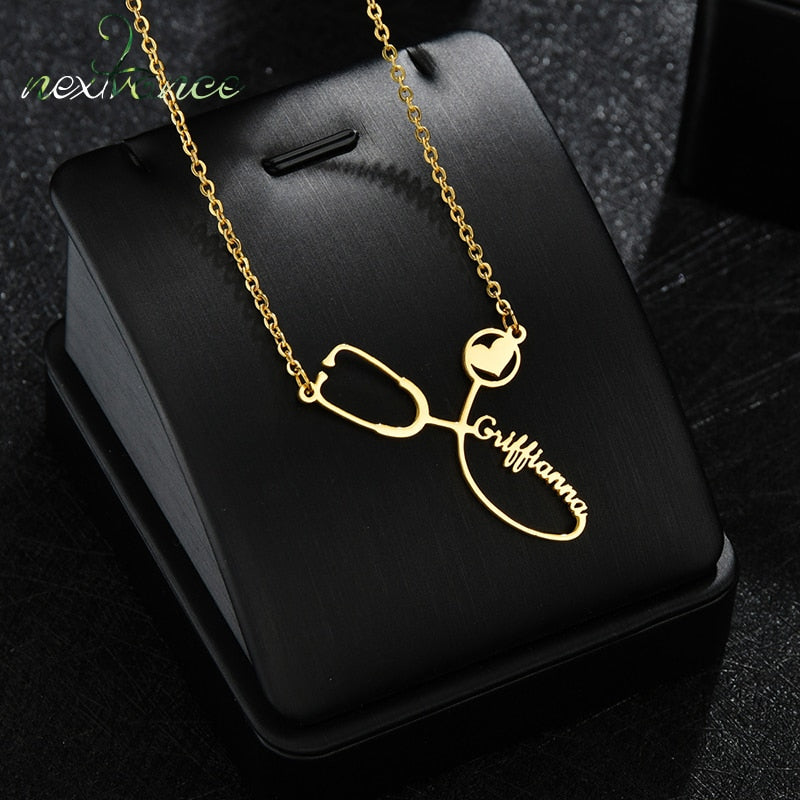 Colar Estetoscópio Personalizado