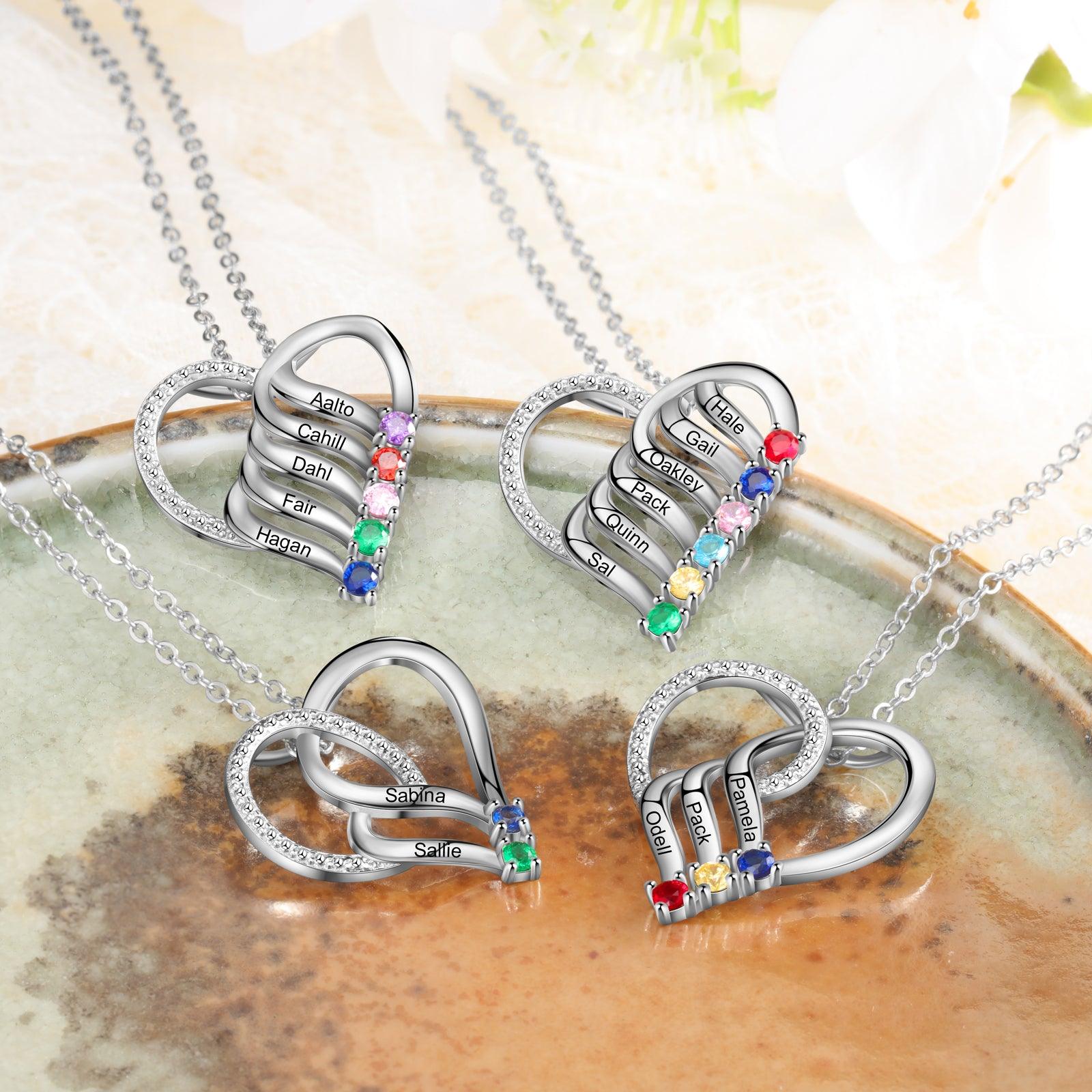 COLAR CORAÇÃO DE MÃE - Personalizado - loja dália