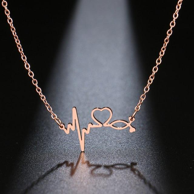 Colar Profissão - Estetoscópio - loja dália