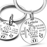 Colar e Chaveiro Artesanal - Mamãe do Bebê - loja dália