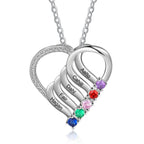 COLAR CORAÇÃO DE MÃE - Personalizado - loja dália